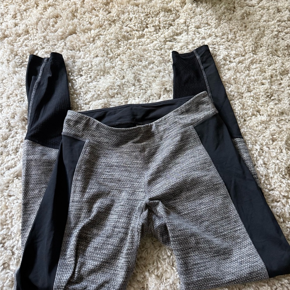 Champion Dark Gray and Black Performance Leggings
